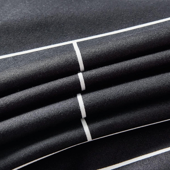 Super King Size Print Microfibre Quilt Cover Set - 3Pcs - Ultra Soft Comfy Luxurious Duvet Cover With Zipper Closure - Elegant Design Quilt Cover Set For Bedding - Glen