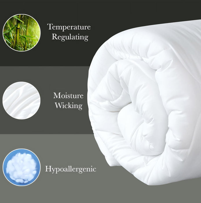 Super King Size 100% Premium Bamboo Microfiber Quilt