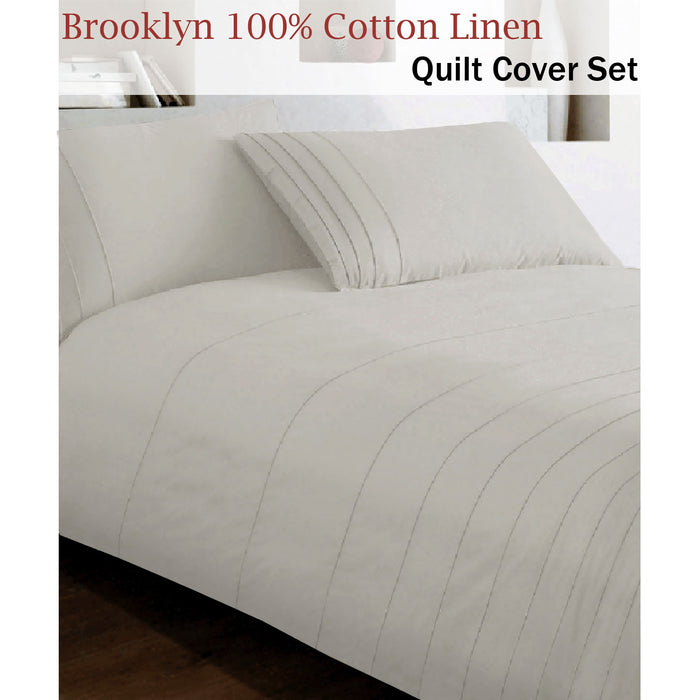 Linen Quilt Cover Set King