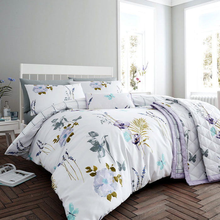 Lilac Quilt Cover Set Super King