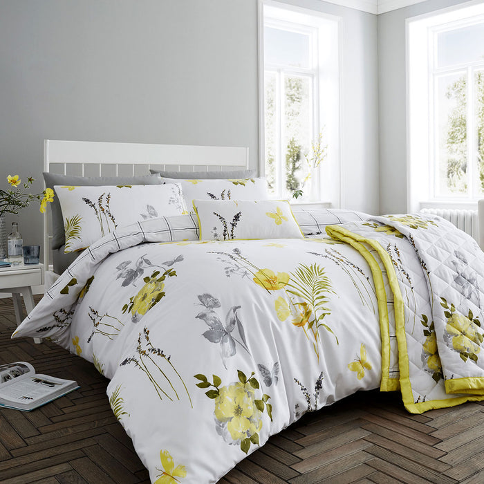 Yellow Quilt Cover Set Super King