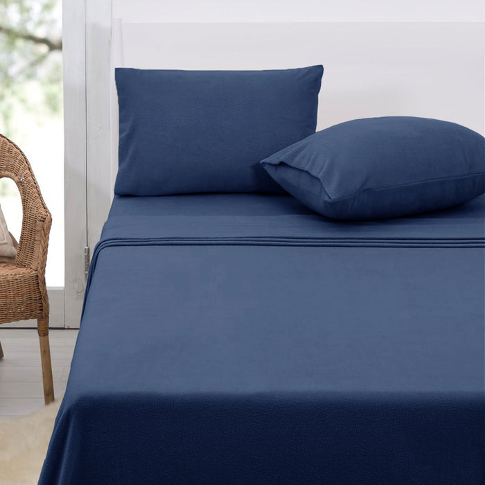 Queen Size Sheet Set 36Cm Wall Midnight Blue