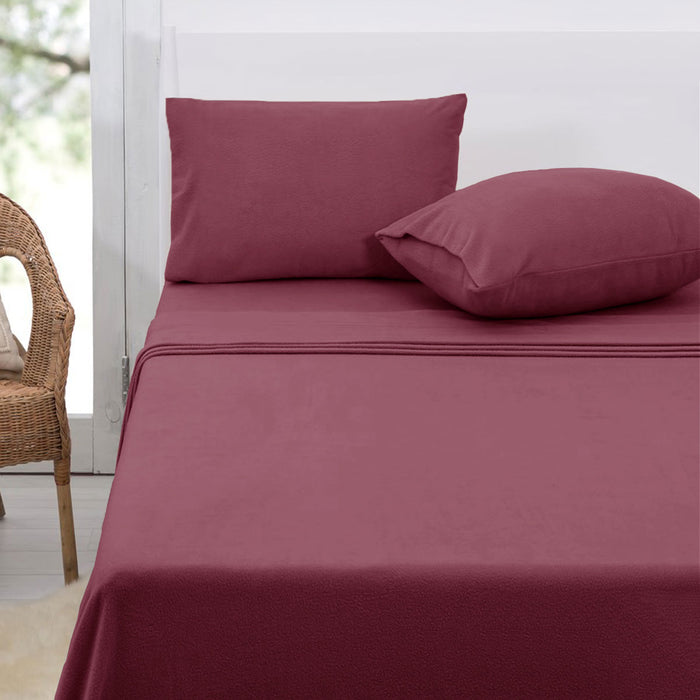 Queen Size Sheet Set 36Cm Wall Rosewood