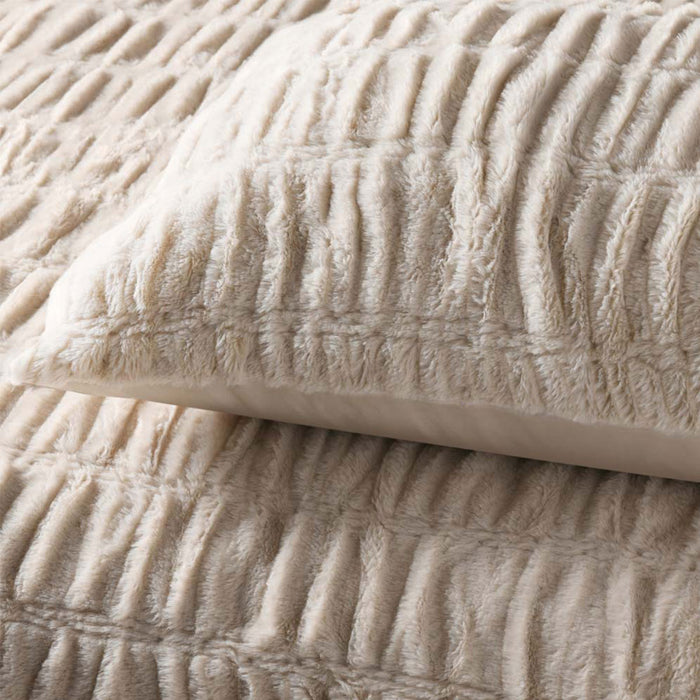 Aurora Natural Quilt Cover Set King