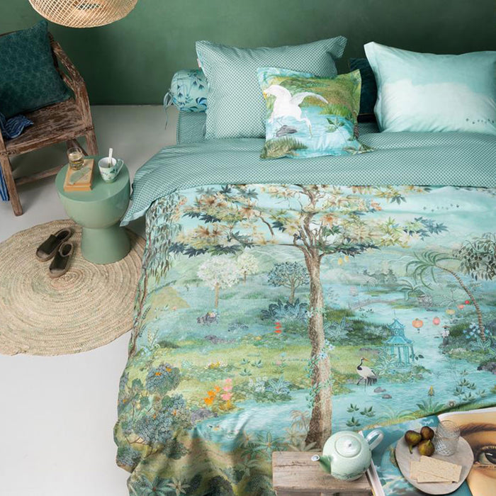 Pip Paradise Green Quilt Cover Set King