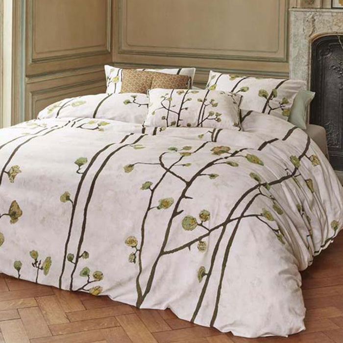 Van Gogh Plum Blossoms Sand Cotton Sateen Quilt Cover Set King