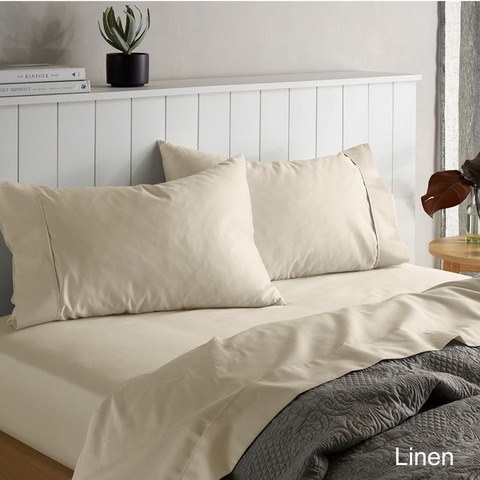 1500Tc Cotton Rich Sheet Set Linen King
