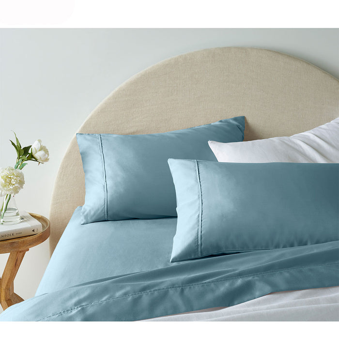 1900Tc Cotton Rich Sheet Set Blue King