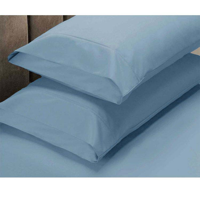 225Tc Fitted Sheet Set King Sky Plus 2 Pillowcases