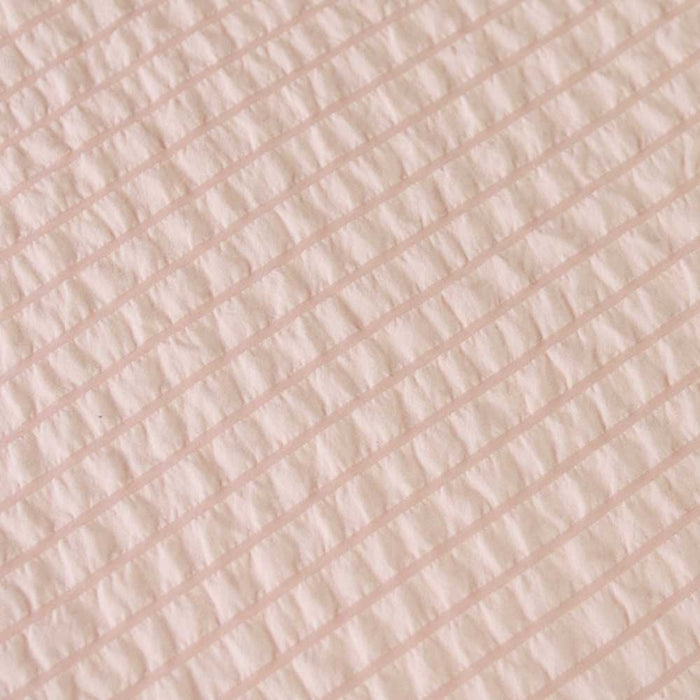 Ingrid Blush Seersucker Stripe Quilt Cover Set King