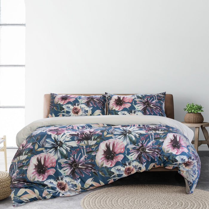 Jenna Printed Quilt Cover Set King