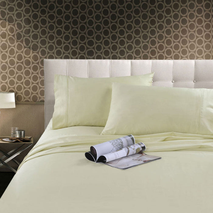 300Tc Cotton Sheet Set Cream King