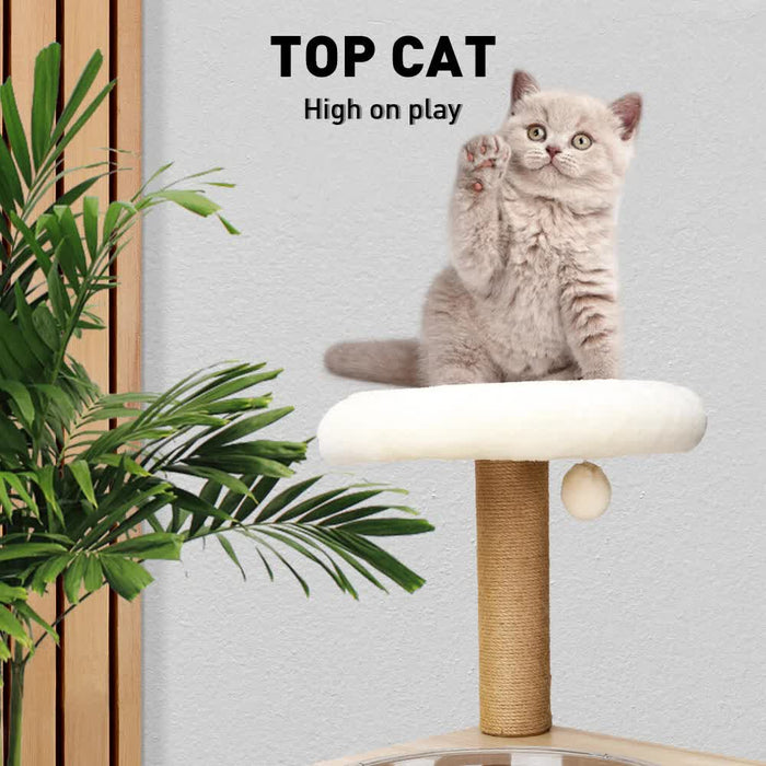 1.42M Cat Tree Tower Scratching Post Scratcher Cats Condo House Bed Furniture