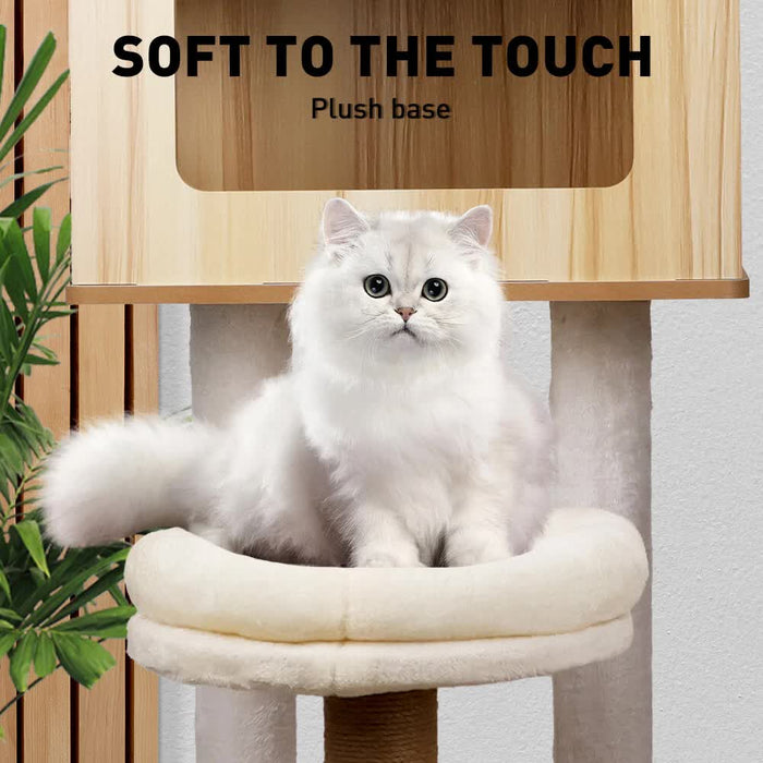 1.42M Cat Tree Tower Scratching Post Scratcher Cats Condo House Bed Furniture