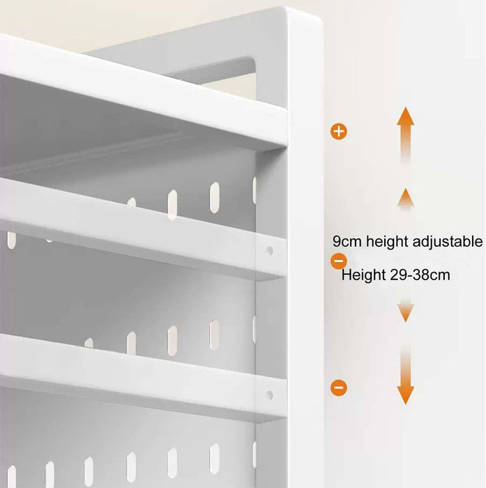 Multifunctional Microwave Shelf Storage Cutlery Tray Spice Holder Kitchen Rack Black