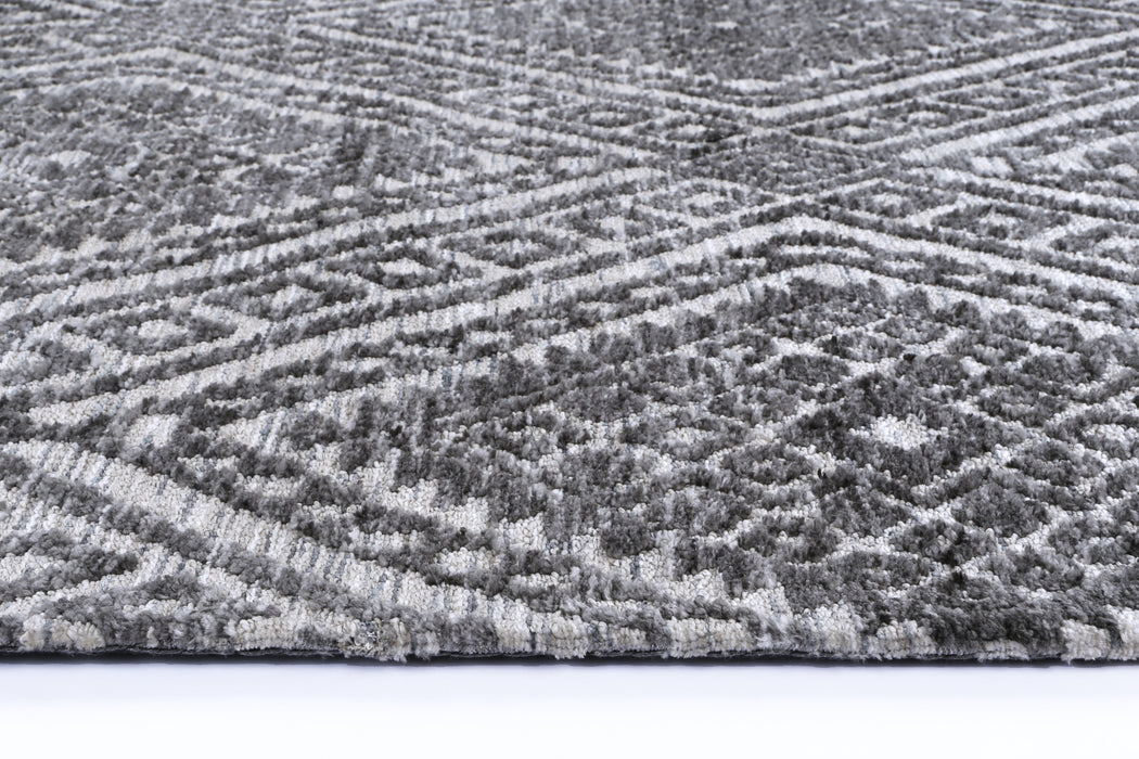 Amri05 Charcoal & Beige 240 Cm X 330 Cm Floor Rugs