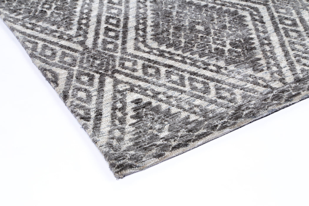 Amri05 Charcoal & Beige 240 Cm X 330 Cm Floor Rugs