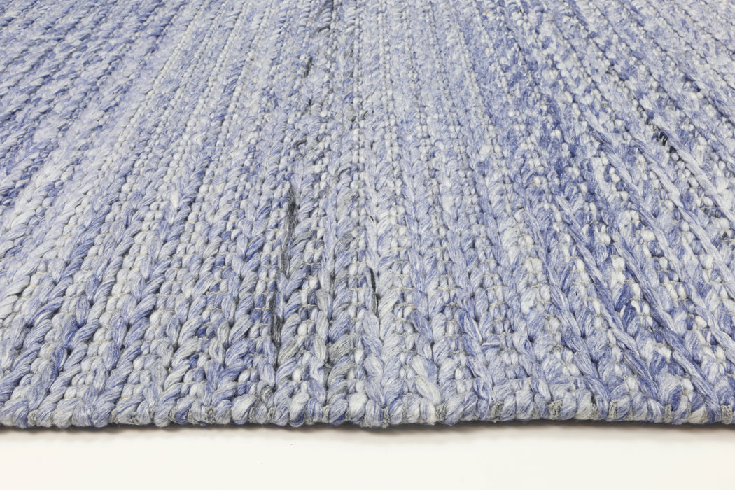 Cue Blue Wool Blend 240 Cm X 330 Cm Floor Rugs