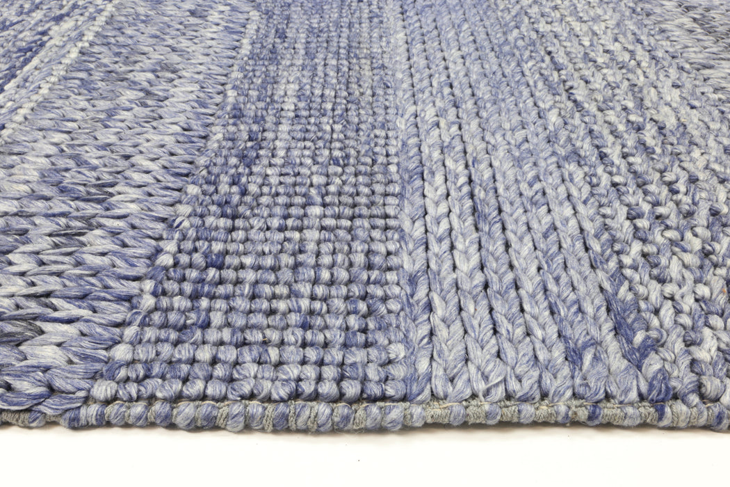 Blue Wool Blend 240 Cm X 330 Cm Floor Rugs