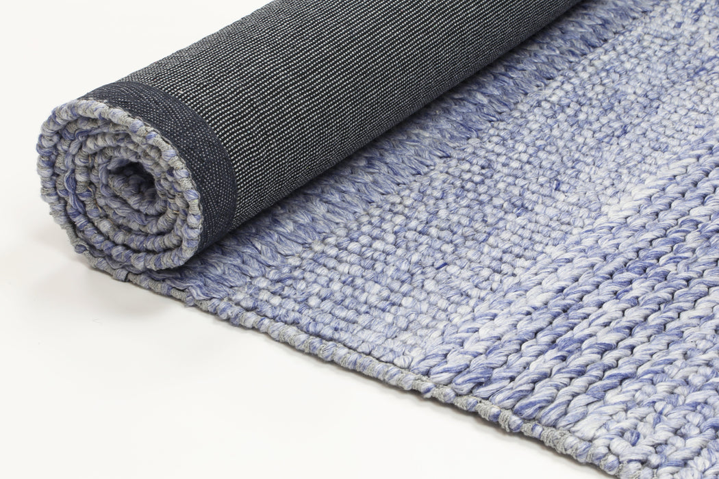 Blue Wool Blend 240 Cm X 330 Cm Floor Rugs