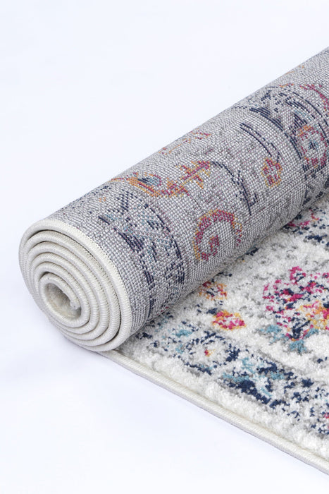 Prov18 Cream / L Grey 160 Cm X 230 Cm Floor Rugs