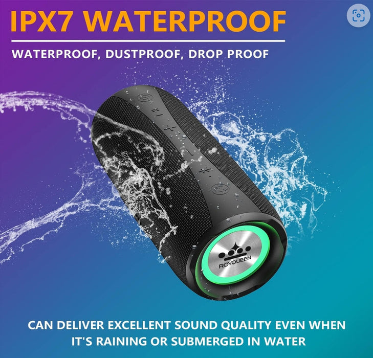 30W Ip67 Waterproof And Dustproof Wireless Dual Pairing Built-In Mic Loud Stereo Sound Portable Speaker