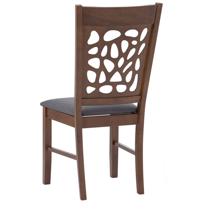 Asbel Timber Dining Chair X2 - Cocoa