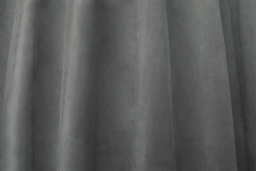 Large Thick Velvet Blockout Curtains 550X 230Cm Pinch Pleat 2 Panel+Hooks Grey