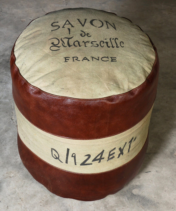 Savon France Round Hand Made Ottoman