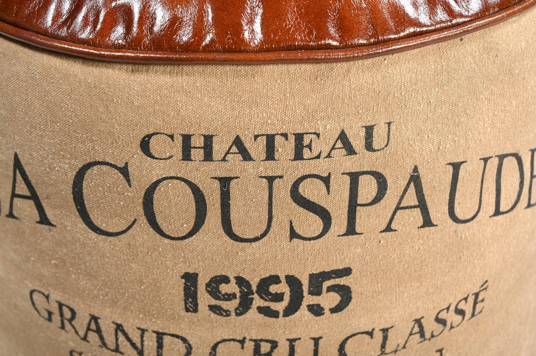 Chateau Canvas Ottoman The Charlotte