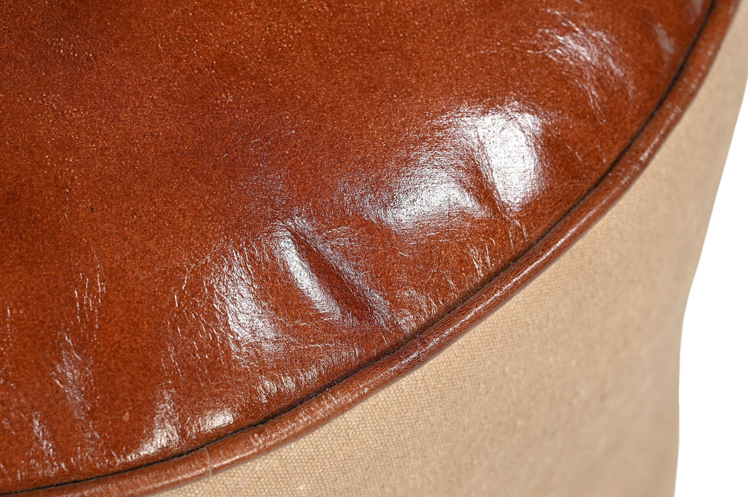 Chateau Canvas Ottoman The Charlotte