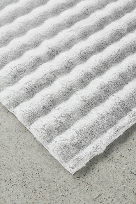 Washable Rug - Silver 140X70Cm