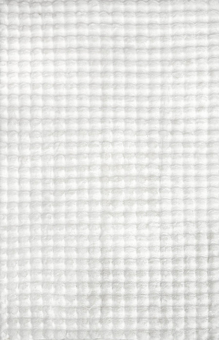 Washable Rug - White 140X70Cm