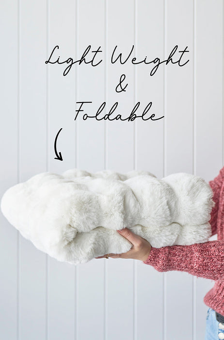 Washable Rug - White 270X180Cm