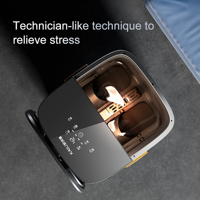 Foot Spa Airbag Squeezing Foot Bath Massager Dry And Wet Dual-Use Qn-01