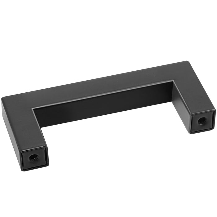 10 Pack Cabinet Pulls 3In / 76Mm Center To Center Slim Square Kitchen Cabinet Drawer Stainless Steel Modern Kitchen Cupboard Door Handles For Kitchen Bathroom Bar Hardware Matte Black