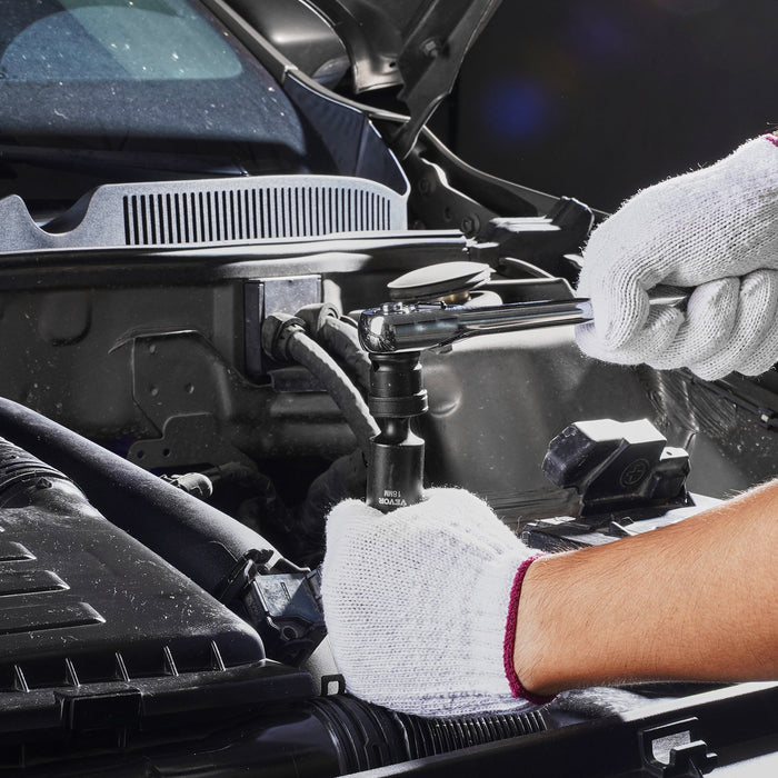 360 Degree Swivel Impact Sockets Set 14Pcs 6-Point 3 / 8In Drive Socket Set