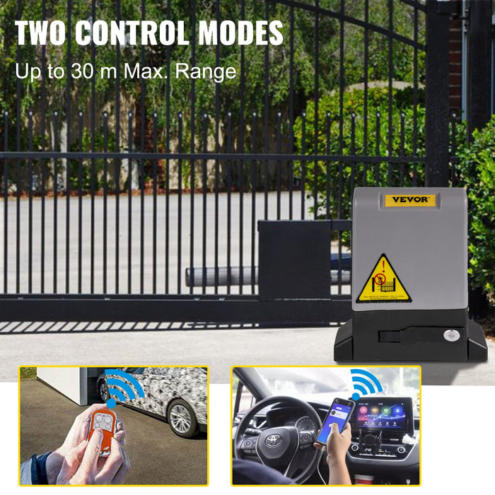 Sliding Gate Opener Automatic Sliding Gate 1800 Kg 4 Remote & App Control