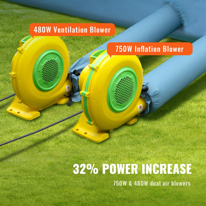 Inflatable Spray Booth Car Paint Tent 20X10X8Ft Filter System 2 Blowers