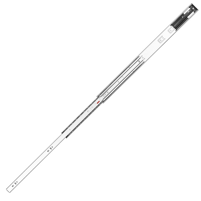 10 Pairs Of 609.6Mm Drawer Slides Side Mount Rails Heavy Duty Full Extension Steel Track Soft-Close Noiseless Guide Glides Cabinet Kitchen Runners With Ball Bearing 100 Lbs Load Capacity