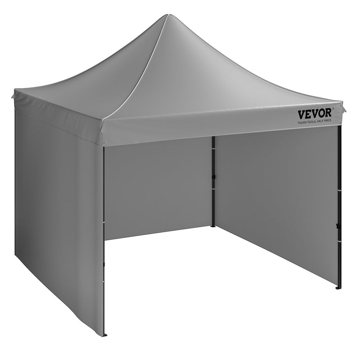 304.8 X 304.8 Cm Pop Up Canopy With Removable Sidewalls Instant Canopies Portable Gazebo & Wheeled Bag Uv Resistant Waterproof Enclosed Canopy Tent For Outdoor Events Patio Backyard Party