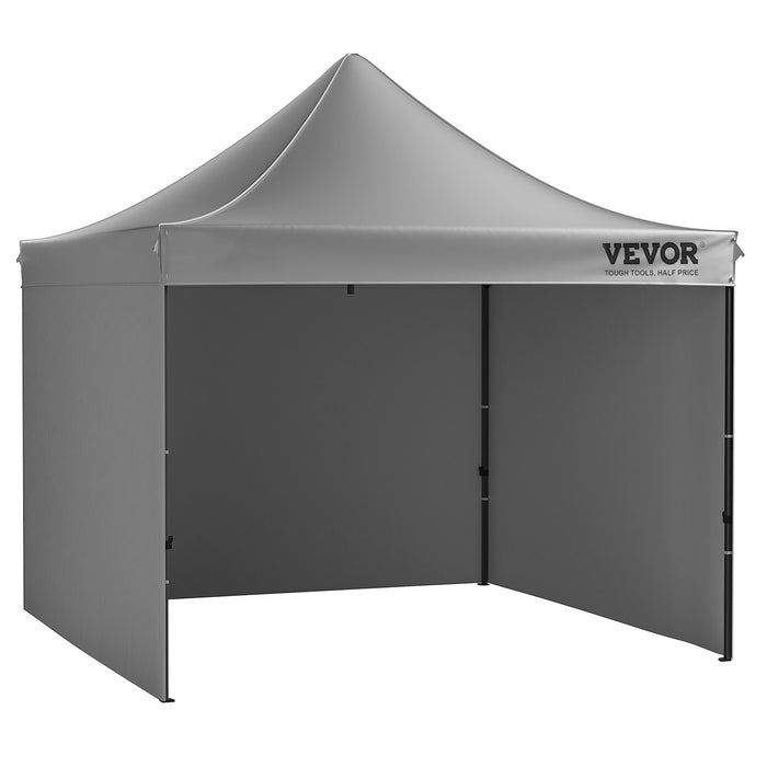 304.8 X 304.8 Cm Pop Up Canopy With Removable Sidewalls Instant Canopies Portable Gazebo & Wheeled Bag Uv Resistant Waterproof Enclosed Canopy Tent For Outdoor Events Patio Backyard Party