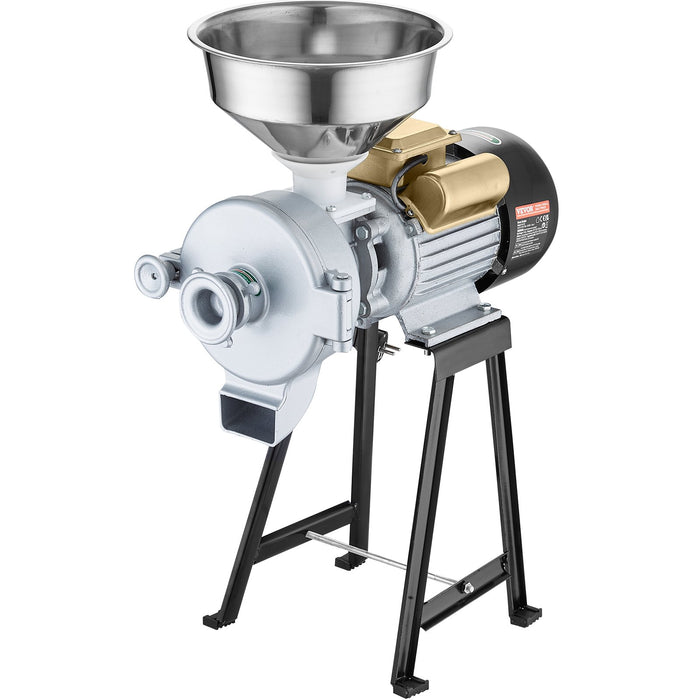 3000W Electric Grain Grinder Corn Wheat Flour Cereal Mill Wet & Dry