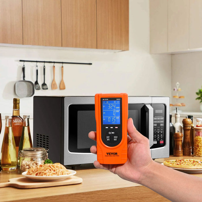 3-In-1 Emf Meter 5Hz - 3.5Ghz Handheld Rechargeable Electromagnetic Field Radiation Detector Digital Lcd Emf Tester For Ef Mf Rf Home Inspections Outdoor Ghost Hunting Paranormal Equipment