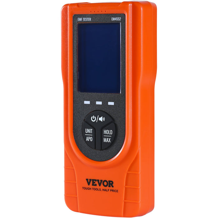 3-In-1 Emf Meter 5Hz - 3.5Ghz Handheld Rechargeable Electromagnetic Field Radiation Detector Digital Lcd Emf Tester For Ef Mf Rf Home Inspections Outdoor Ghost Hunting Paranormal Equipment
