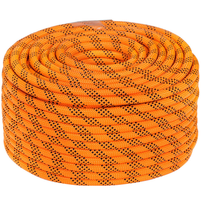 1.43Cm Double Braid Polyester Rope 6096Cm Nylon Pulling Rope 498.95Kg High Force Polyester Load Sailing Rope 1.43Cm-6096Cm