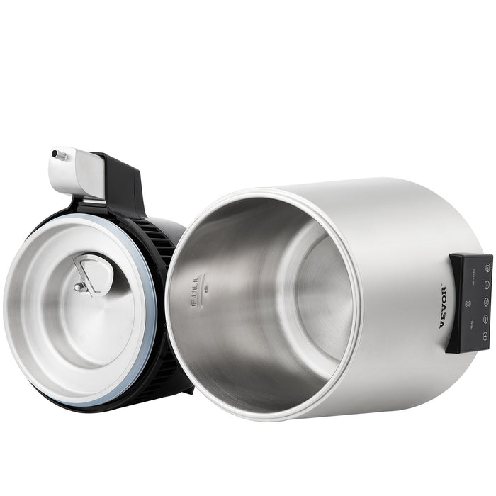 4L Water Distiller 1.5L / H Distilled Water Maker Timing Dual-Temp Silver