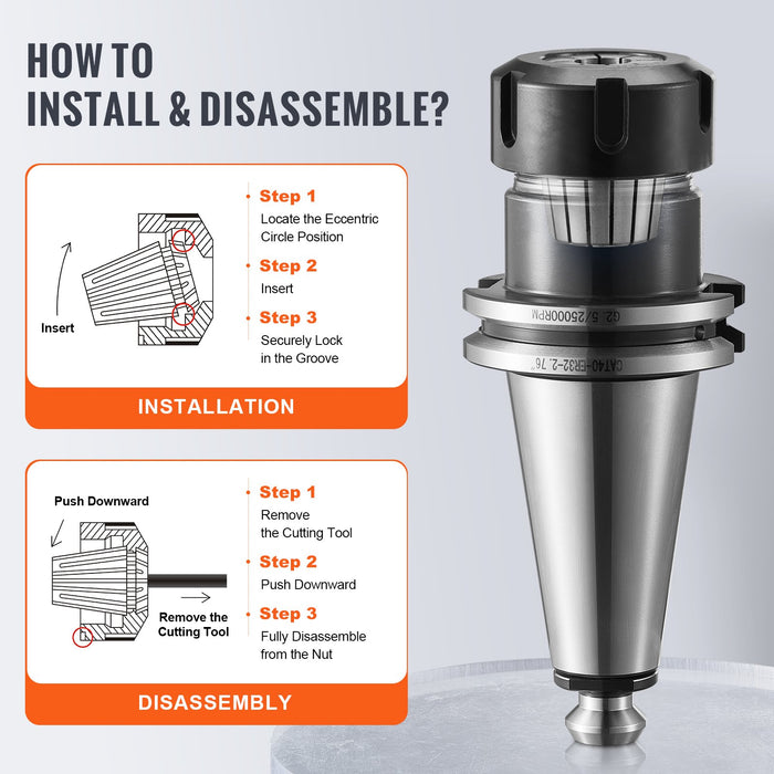 25 Pcs Er32 Collet Set 1 / 16''-13 / 16'' Er32 Spring Collet Chuck Set 0.0006" / 15 Μm Tir Lathe Chuck Tool With 25 Labeled Storage Boxes For Cnc Engraving Machine Milling Lathe Tool Drill Press