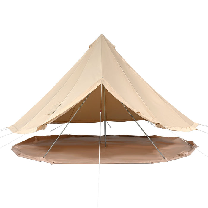 Canvas Bell Tent 3M / 9.8Ft 4-Season Canvas Tent For Camping With Stove Jack