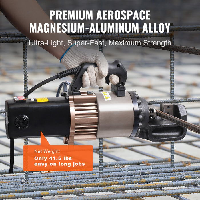 2000W Electric Hydraulic Rebar Cutter Cutting Up To 1.1 Inch 5-28Mm